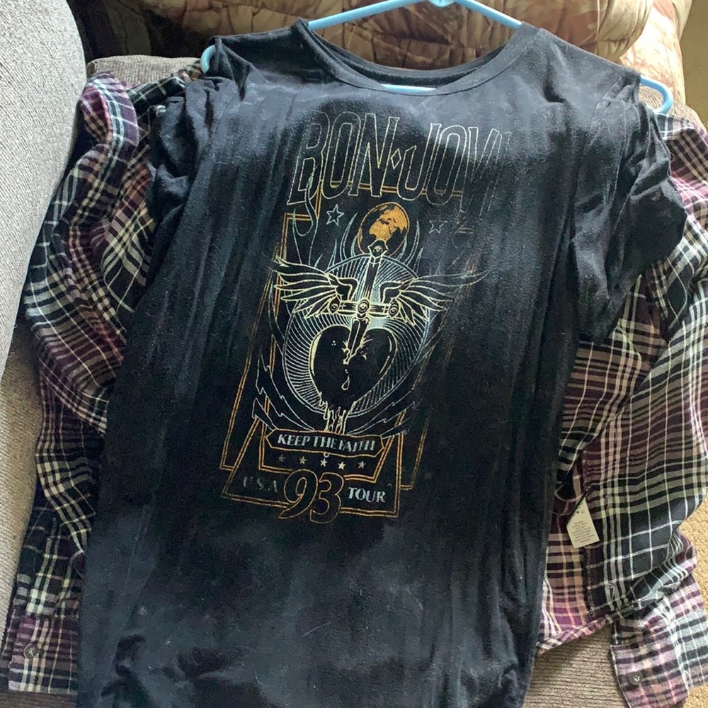 RARE Bon Jovi tee, oversized fit